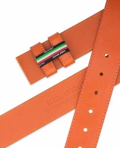 Wide Belt Without Buckle | Vegetable Tanned Leather -Belt Shop Wide Belt Without Buckle Vegetable Tanned Leather Holders