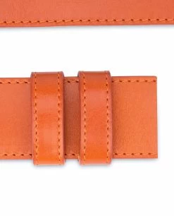 Wide Belt Without Buckle | Vegetable Tanned Leather -Belt Shop Wide Belt Without Buckle Vegetable Tanned Leather Loops