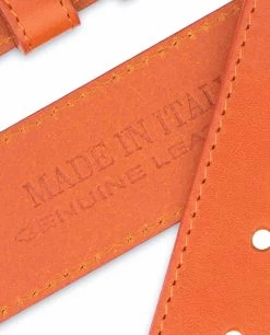 Wide Belt Without Buckle | Vegetable Tanned Leather -Belt Shop Wide Belt Without Buckle Vegetable Tanned Leather Made i Italy