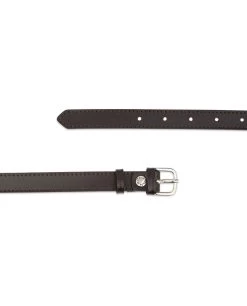 Womens Brown Leather Belt | Thin 2.0 Cm