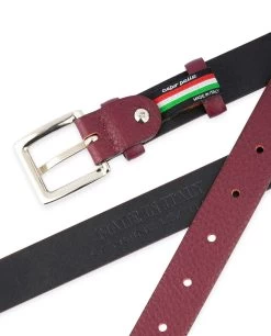 Women’s Burgundy Belt For Dresses 8 Women’s Burgundy Belt For Dresses -Belt Shop Womens Burgundy Belt For Dresses Genuine Leather