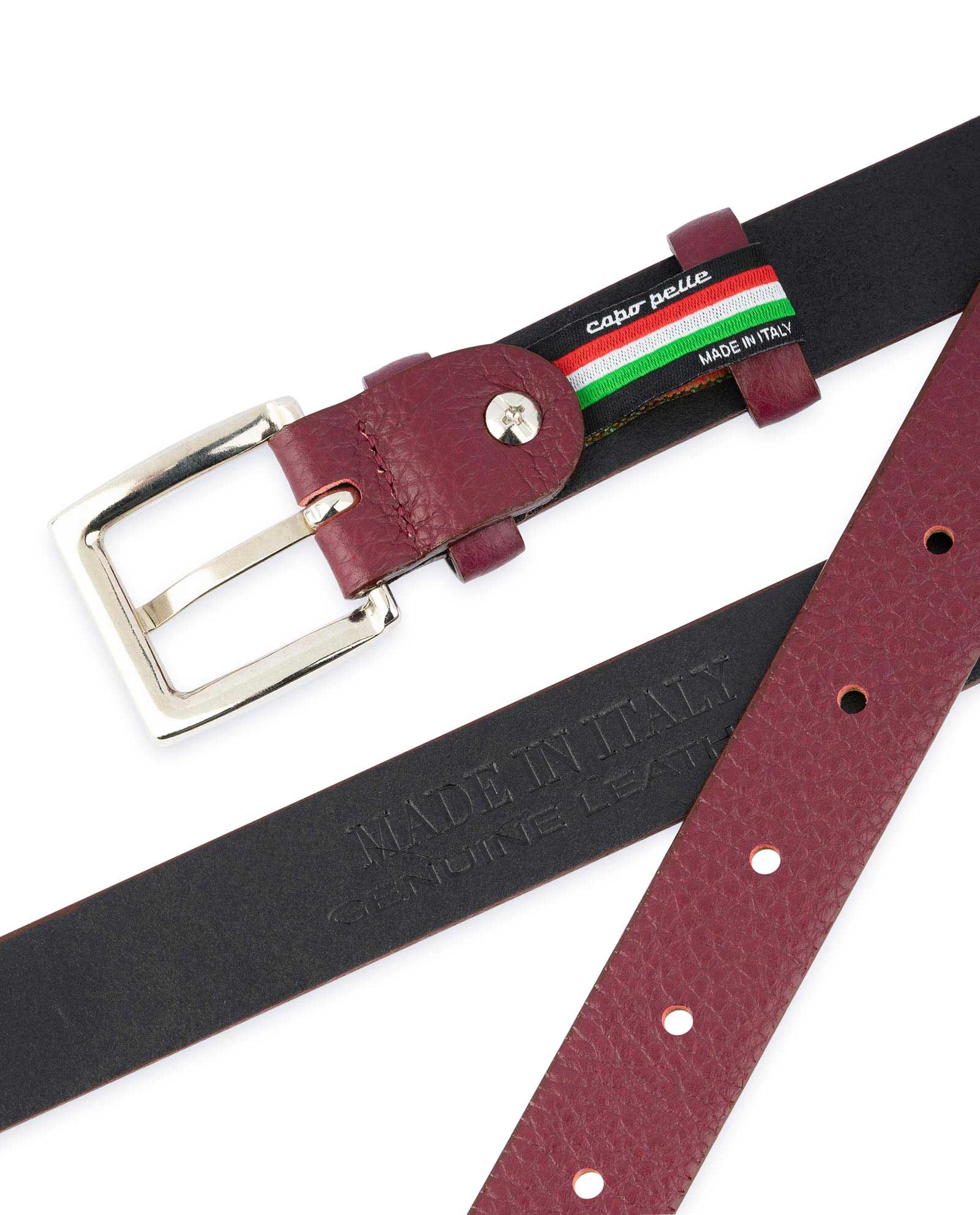 Women’s Burgundy Belt For Dresses 5 Women’s Burgundy Belt For Dresses - Image 3