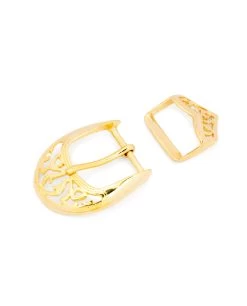 Women’s Gold Belt Buckle | 2 Piece Set 7 Women’s Gold Belt Buckle | 2 Piece Set -Belt Shop Womens Gold Belt Buckle 3 Piece Set Western 1