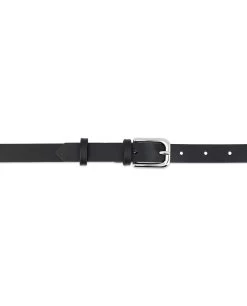 Boys Belts | Black Smooth Leather -Belt Shop Womens Leather Belt Black Thin 2.0 Cm 2 1