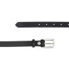Womens Leather Belt | Black Thin 2.0 Cm -Belt Shop Womens Leather Belt Black Thin 2.0 Cm 3