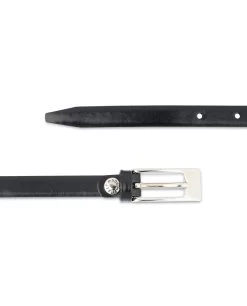 Boys Belts | Black Real Leather