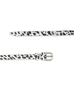 Zebra Print Skinny Belt -Belt Shop Womens Zebra Print Skinny Belt 2