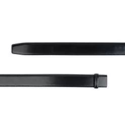 Automatic Vegan Belt Strap Replacement Black 3.5 Cm