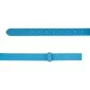 Azure Blue Suede Belt Strap For Buckles – Replacement 1 Inch