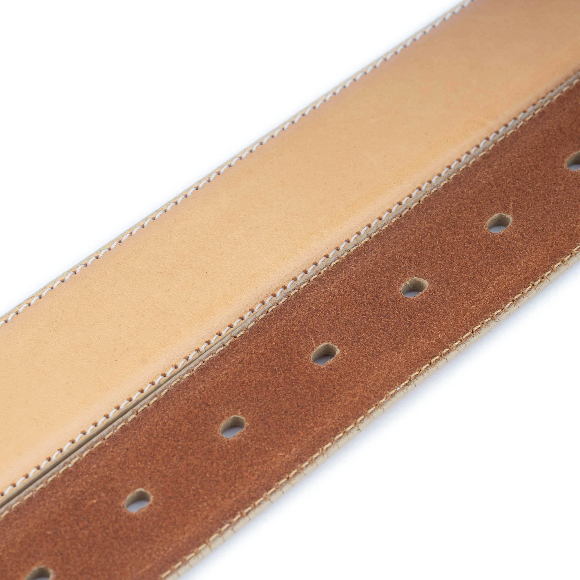 Classic Mens Beige Belt For Trousers – Real Leather 4 Classic Mens Beige Belt For Trousers – Real Leather - Image 2