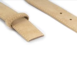 Beige Suede Belt Strap For Buckles -Belt Shop beige suede belt strap for buckles 4
