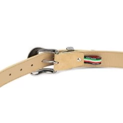 Beige Suede Western Belt With Silver Buckle -Belt Shop beige suede western belt with silver buckle 8
