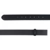 Black Belt Strap Without Buckle Replacement 3.5 Cm Leather -Belt Shop black belt strap without buckle replacement 3.5 cm leather 2