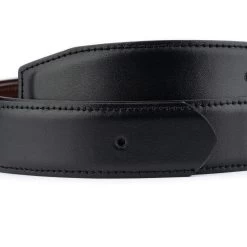 Black Brown Reversible Belt Strap Replacement For Buckles 3.5 Cm