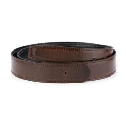 Black Brown Reversible Belt Strap Replacement For Buckles 3.5 Cm -Belt Shop black brown reversible belt strap replacement for buckles 3.5 cm 4