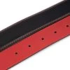 Black Cool Mens Belt Strap Replacement Red Stitching -Belt Shop black cool mens belt strap replacement red stitching 3