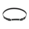 Black Double Buckle Belt Womens With Silver Buckles