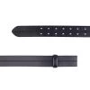 Black Double Hole Leather Belt Strap Replacement 4.0 Cm 2 Black Double Hole Leather Belt Strap Replacement 4.0 Cm -Belt Shop black double hole leather belt strap replacement 4.0 cm 2