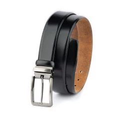 Black Dress Mens Belt Removable Buckle -Belt Shop black dress mens belt removable buckle 4