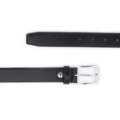 Black Dress Mens Belt With Buckle -Belt Shop black dress mens belt with buckle 3