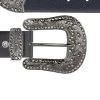 Black Genuine Leather Western Belts Ladies Rhinestone Buckle 1 Black Genuine Leather Western Belts Ladies Rhinestone Buckle -Belt Shop black genuine leather western belts ladies rhinestone buckle copy