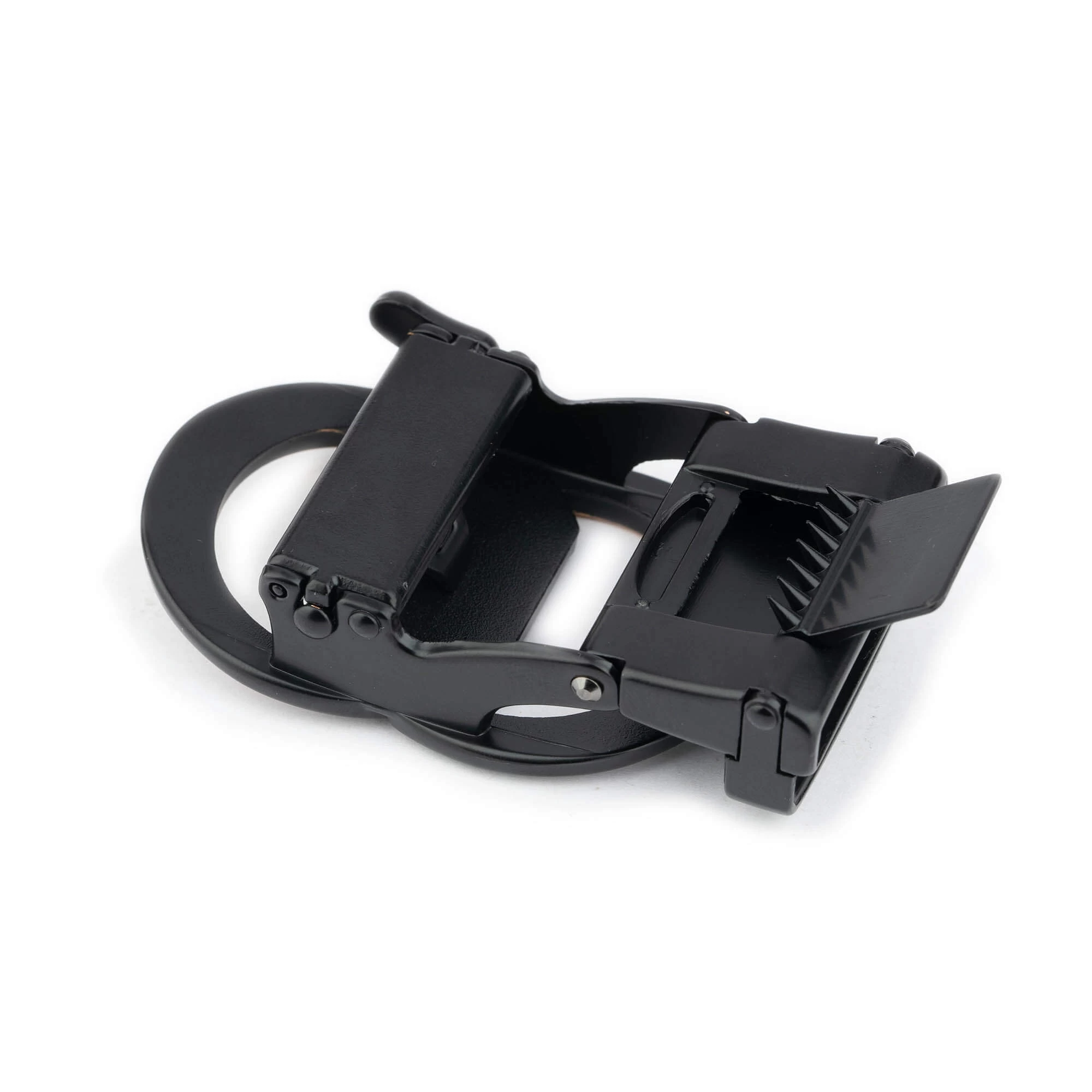 Black Gold Double Circle Buckle For Ratchet Belt 6 Black Gold Double Circle Buckle For Ratchet Belt - Image 4