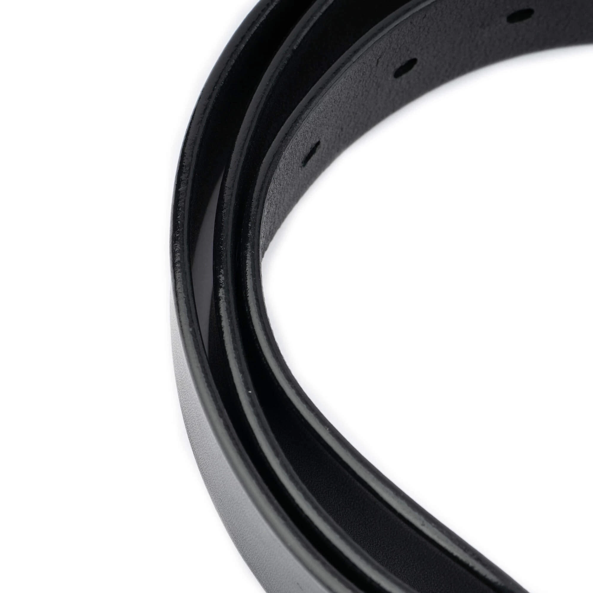 Black Ladies Belts For Jeans 3.0 Cm Genuine Leather 7 Black Ladies Belts For Jeans 3.0 Cm Genuine Leather - Image 5