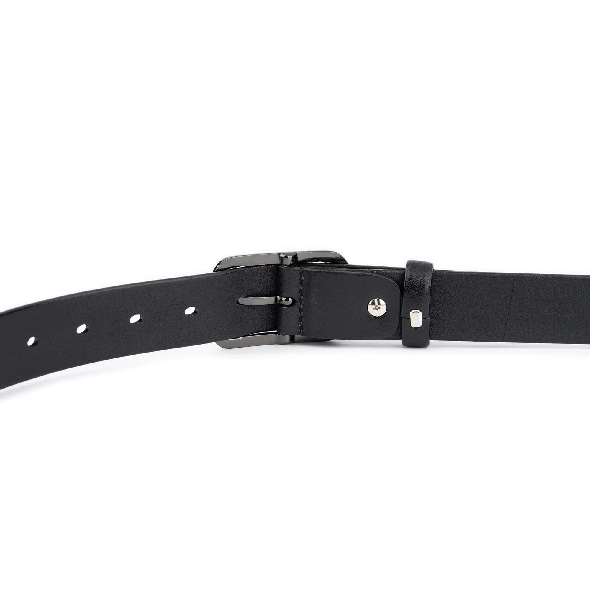 Black Ladies Belts For Jeans 3.0 Cm Genuine Leather 10 Black Ladies Belts For Jeans 3.0 Cm Genuine Leather - Image 8