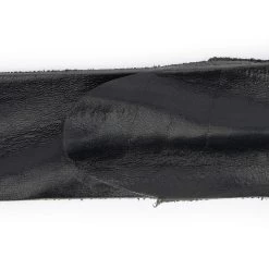 Black Leather Belt For Jeans With Silver Center Bar Buckle -Belt Shop black leather belt for jeans with silver center bar buckle 4