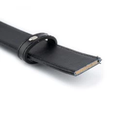 Black Leather Belt Strap Replacement 3.0 Cm -Belt Shop black leather belt strap replacement 3.0 cm 6