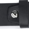 Black Leather Belt With White Hearts -Belt Shop black leather belt with white hearts 2