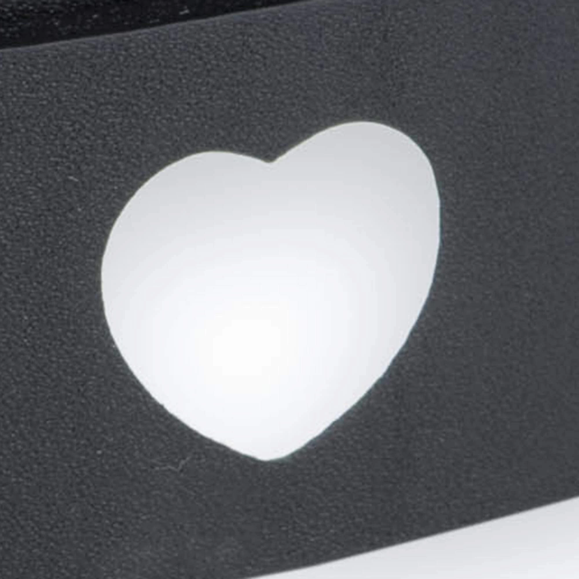 Black Leather Belt With White Hearts 4 Black Leather Belt With White Hearts - Image 2