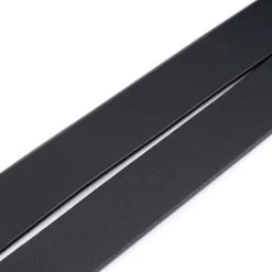 Black Leather Mens Belt With Buckle 3.0 Cm -Belt Shop black leather mens belt with buckle 3.0 cm 5