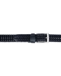 Black Men’s Woven Belt -Belt Shop black mens woven belt 35usd 43