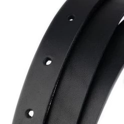 Black Replacement Strap – Full Grain Leather 15 Mm -Belt Shop black replacement strap full grain leather 15 mm 6