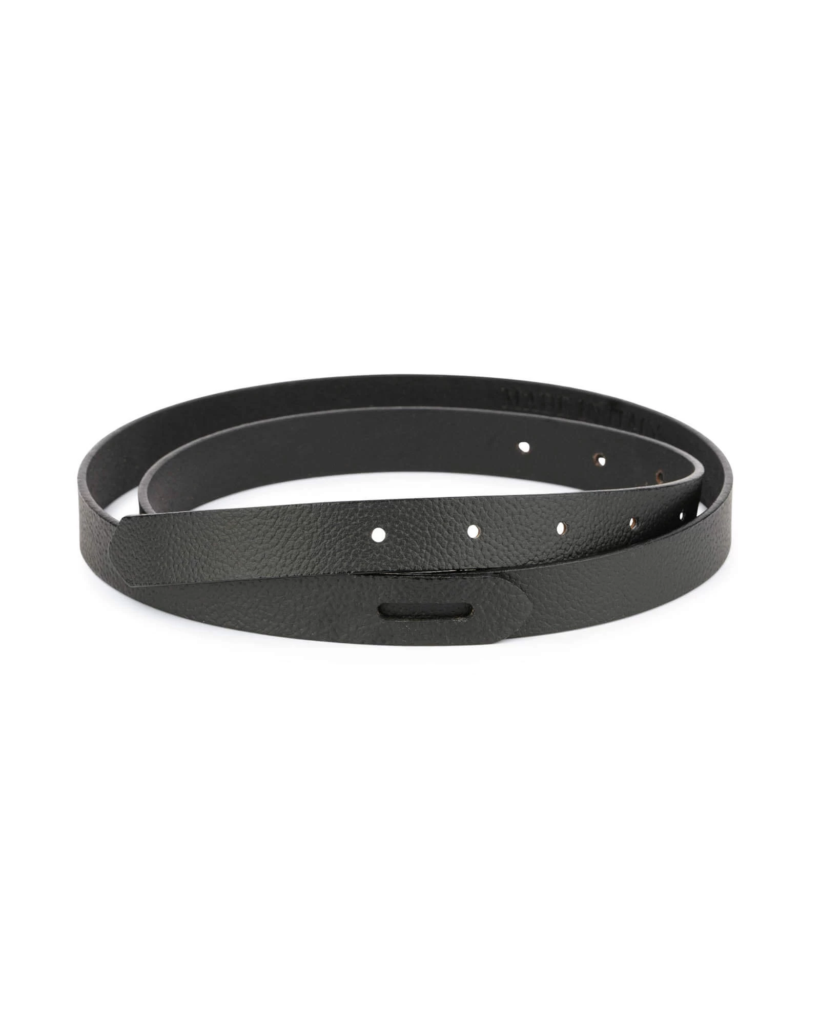 Black Skinny Waist Belt For Women 4 Black Skinny Waist Belt For Women - Image 2