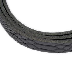 Black Snakeskin Embossed Belt With Silver Buckle 2.5 Cm -Belt Shop black snakeskin embossed belt with silver buckle 2.5 cm 5