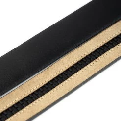 Black Vegan Mens Click Belt Strap Replacement -Belt Shop black vegan mens click belt strap replacement 5