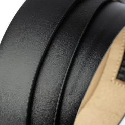 Black Vegan Mens Click Belt Strap Replacement -Belt Shop black vegan mens click belt strap replacement 6