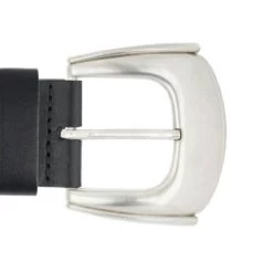 Black Western Womens Belt For Jeans With Buckle