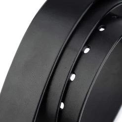 Black Wide Leather Strap For Belt – With Hole For Buckle 1 1/2 Inch -Belt Shop black wide leather strap for belt with hole for buckle 1 1 2 inch 7