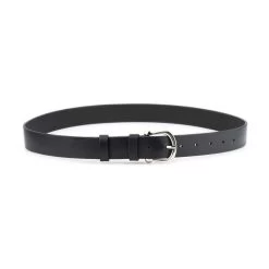 Black Womens Leather Belt With Large Horseshoe Buckle -Belt Shop black womens leather belt with large horseshoe buckle 6