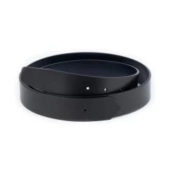 Blue Black Reversible Belt Strap For Buckles -Belt Shop blue black reversible belt strap for buckles 4