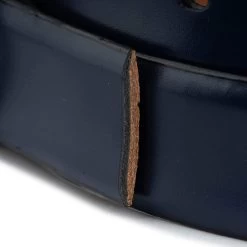 Blue Leather Strap For Belt Replacement 1 1/8 Inch