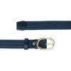 Blue Men’s Braided Stretch Belt With Gold Buckle – 3.5cm -Belt Shop blue mens braided stretch belt with gold buckle 3.5cm 65usd 2