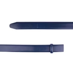 Blue Ratchet Leather Strap For Belt Replacement