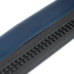 Blue Ratchet Leather Strap For Belt Replacement -Belt Shop blue ratchet leather strap for belt replacement 4