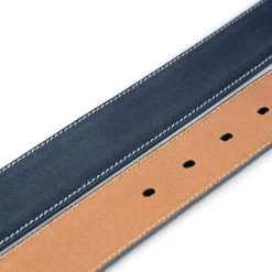 Blue Suede Belt For Jeans 3.5 Cm – Real Suede Leather -Belt Shop blue suede belt for jeans 3.5 cm real suede leather 5