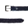 Braided Dark Blue Belt For Mens Pants -Belt Shop braided dark blue belt for mens pants 351021 3