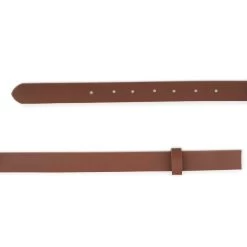 Brown Belt Strap Without Buckle 2.5 Cm – Real Leather